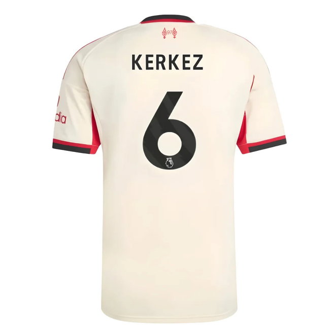 2025-2026 Liverpool Away Shirt (Kerkez 6)-SoccerKits Hub | Buy Soccer Jerseys Online